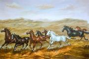 unknow artist Horses 06 china oil painting artist